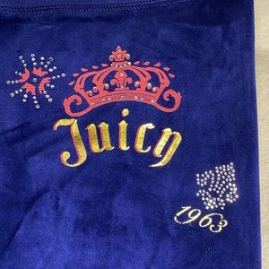 Navy blue juicy couture sweatpants